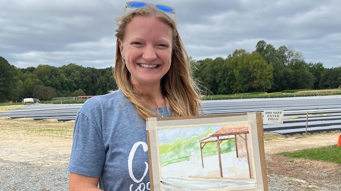 Watercolors on the Farm – Painting Workshop at Handpicked Nursery