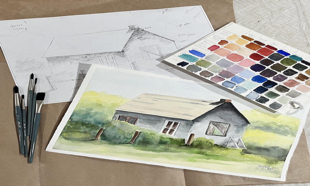 Capturing Beauty with Watercolors – A Workshop with Gina Huitt